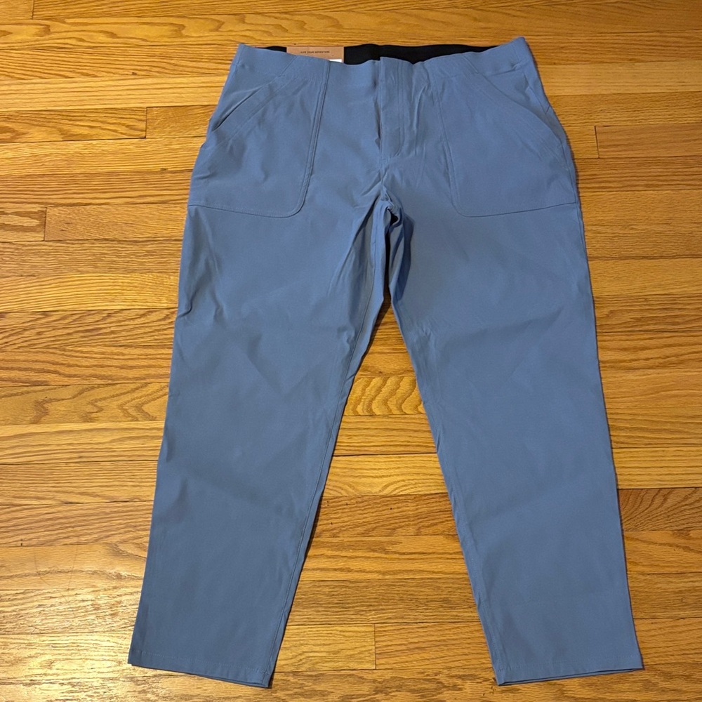 NWT Eddie Bauer blue Horizon ankle pants size 14 - Picture 2 of 4